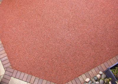air view resin bound aggregate parking bay